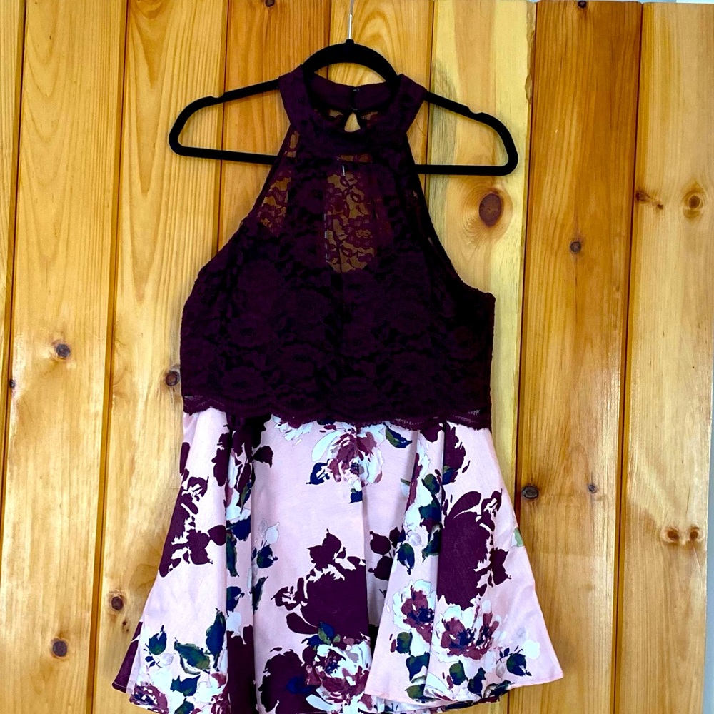 Short two piece Homecoming Dress